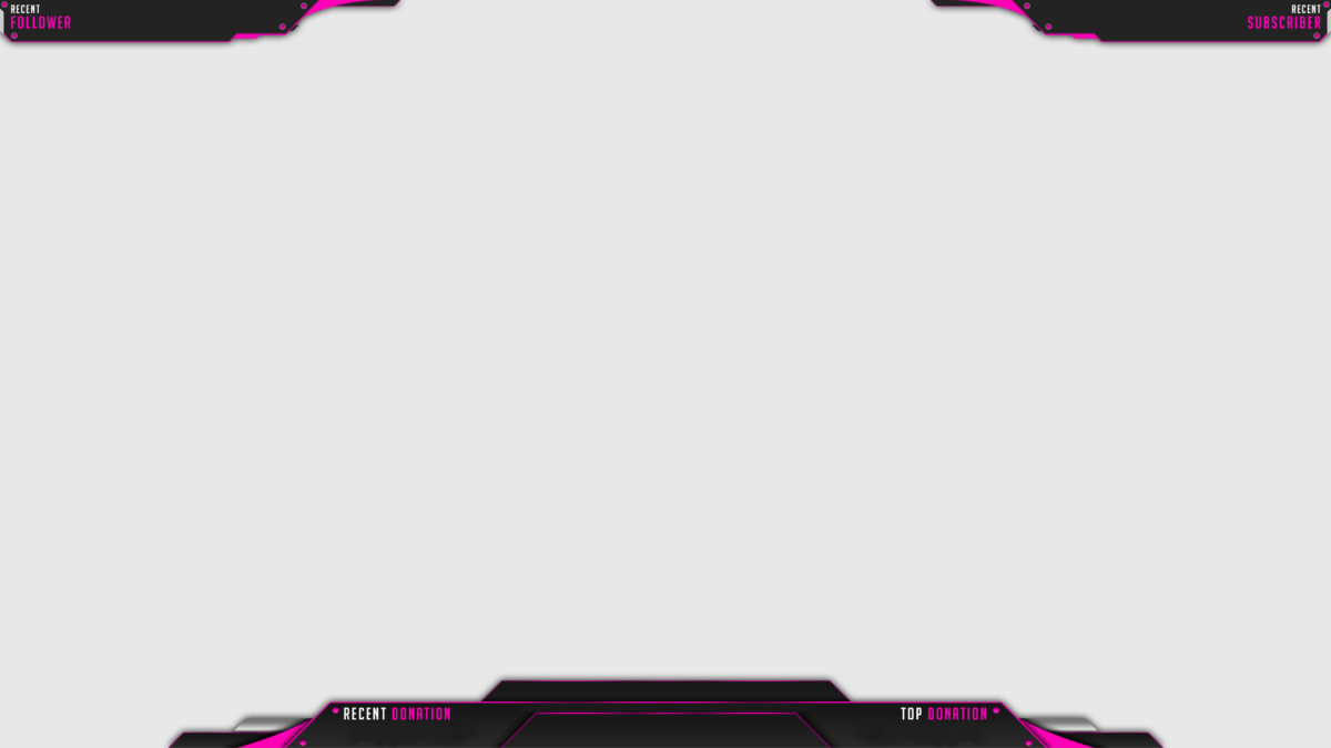 Pink Twitch Overlay Call of Duty Pink Twitch Overlay