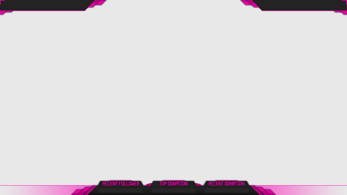 Pink Twitch Overlay Female Pink Twitch Overlay