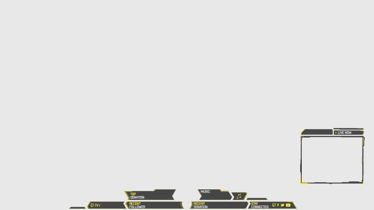 Twitch Overlay Template, downloadable for free
