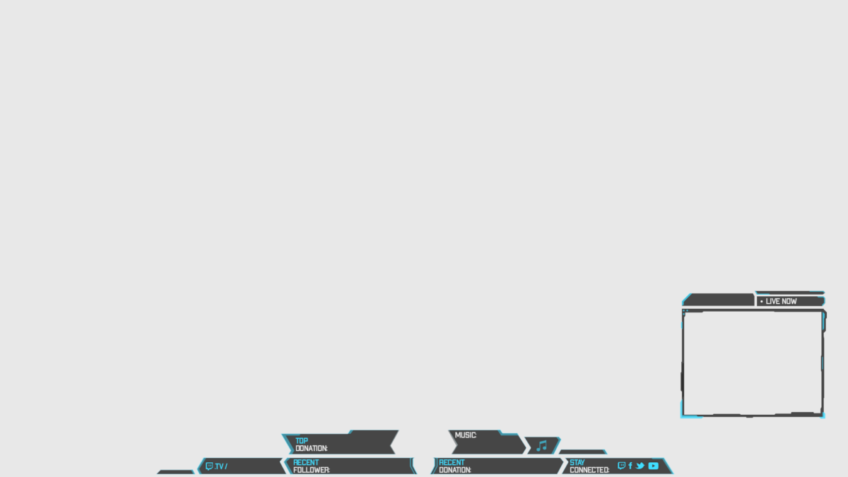 Twitch Overlay without text on it