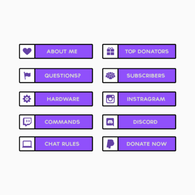 Twitch Panels