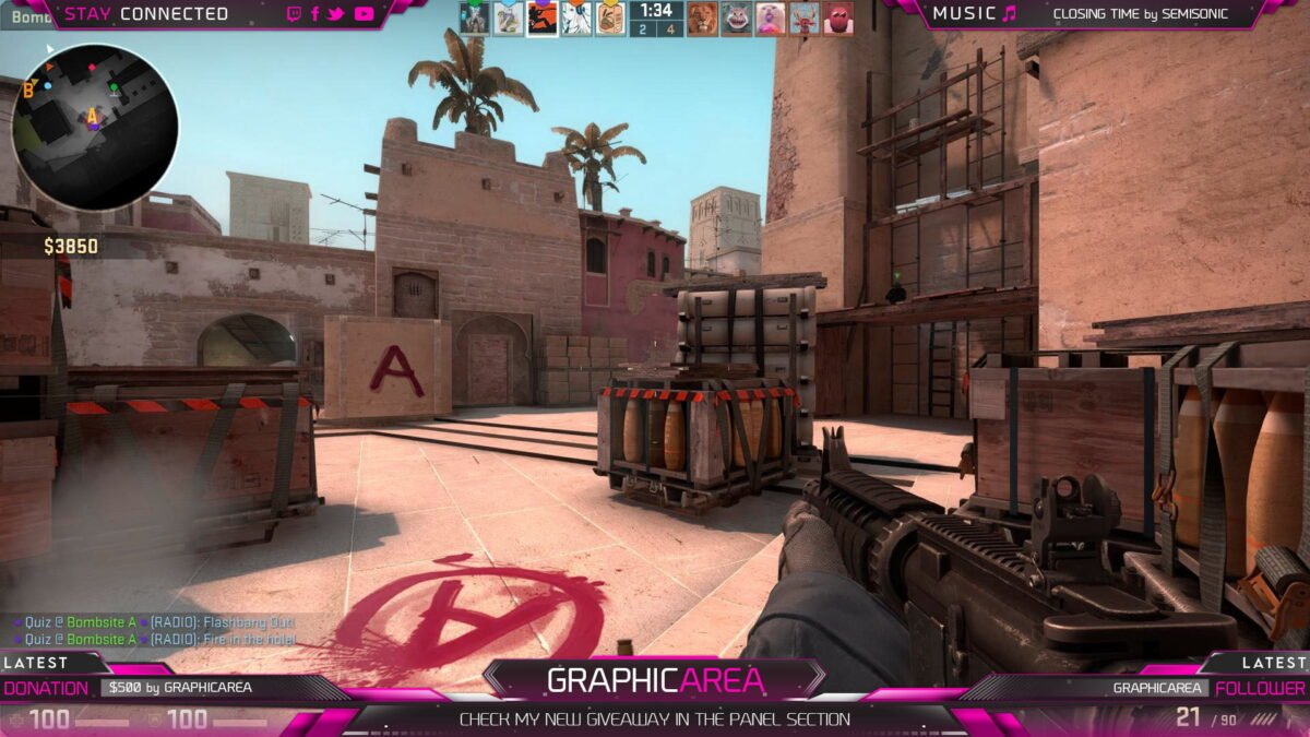 CSGO Twitch overlay CSGO overlay