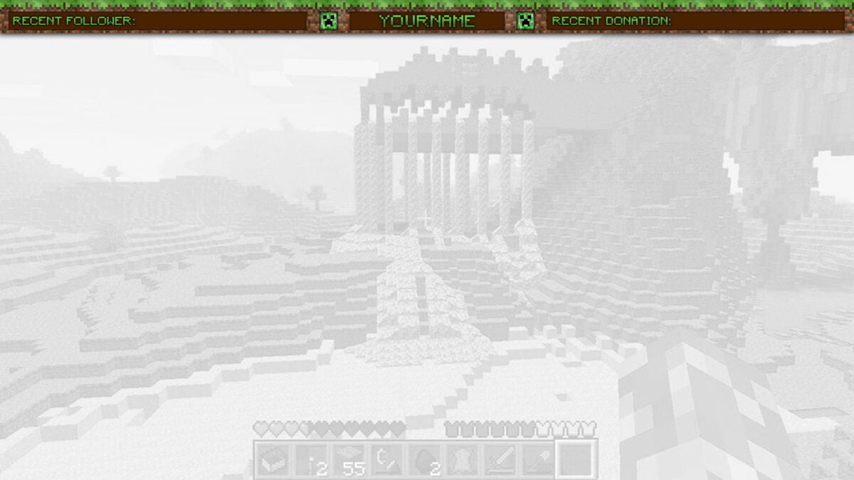 Minecraft Twitch Overlay Minecraft Twitch Overlay