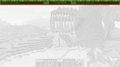 Minecraft Twitch Overlay
