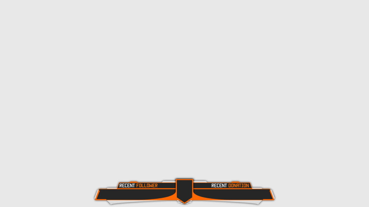 Orange Twitch Design Template