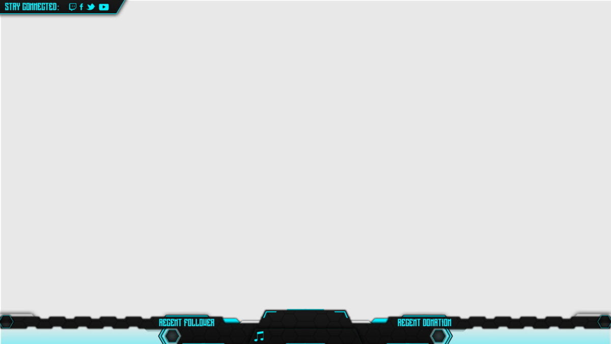 PNG Twitch Overlay Streaming Layout