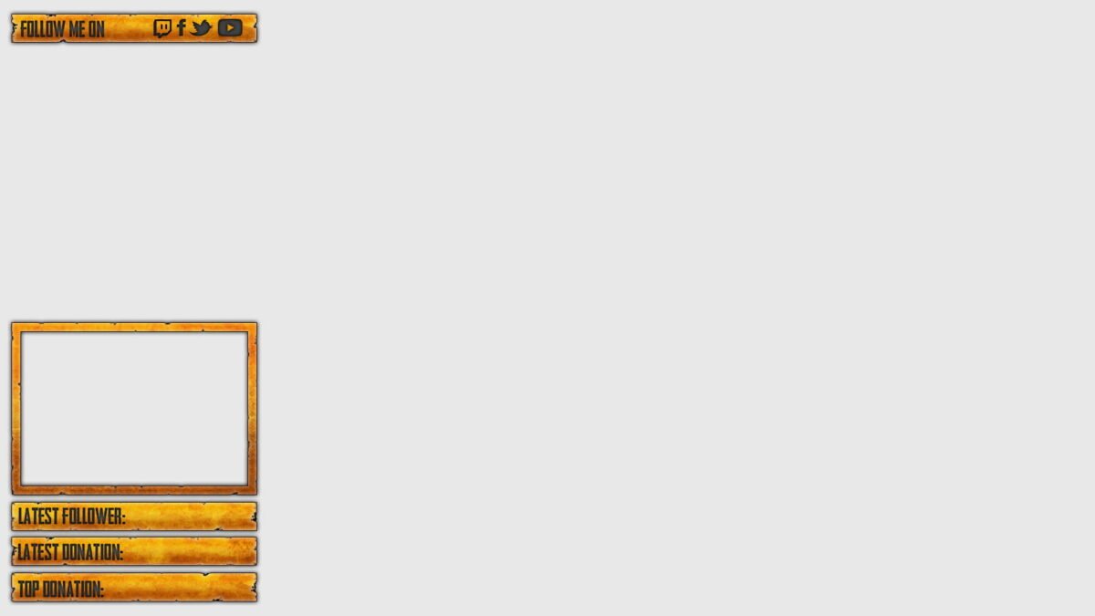 Twitch Stream layout for PUBG Twitch PUBG