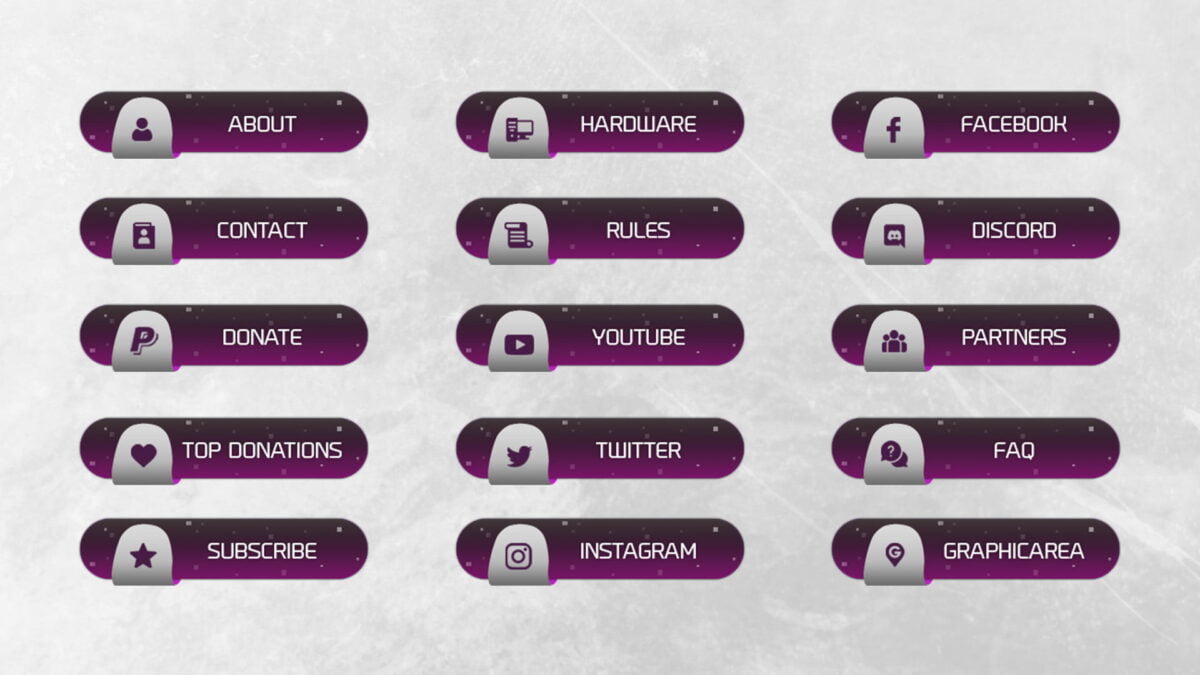 Female Twitch Panels Girly Female Twitch Panels