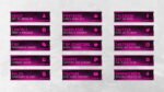Pink Twitch Panels