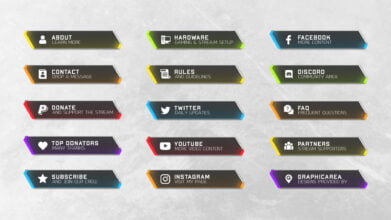 Twitch Panels Free Download