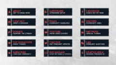 Valorant Twitch Panels