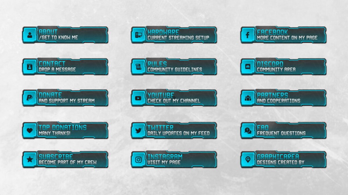 Blue Free Twitch Pannels Blue Free Twitch Pannels