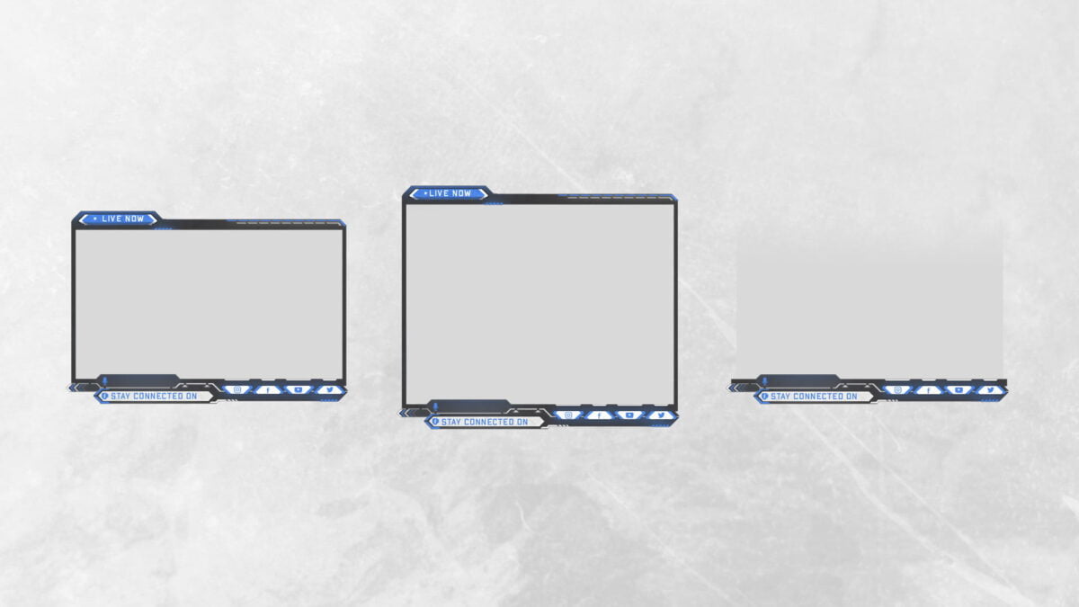 Blue Twitch Facecam Blue Twitch Facecam