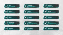 Blue Twitch Panels for free