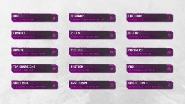 Free Download of Twitch Panels