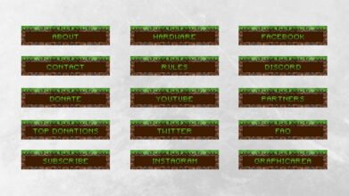 Minecraft Twitch Panels