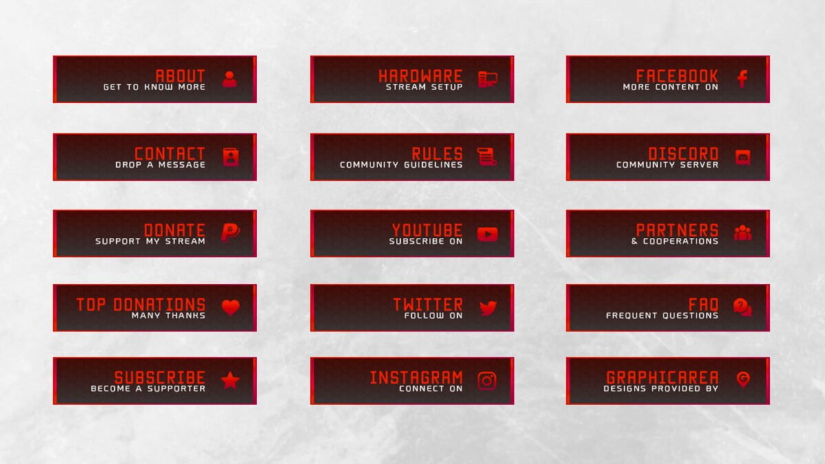 Photoshop Twitch Panels Free Twitch Panels Free