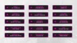 Pink Twitch Channel Design