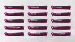 Pink Twitch Panels
