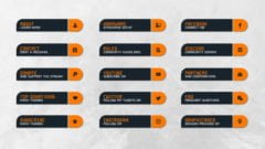 Twitch Buttons Design