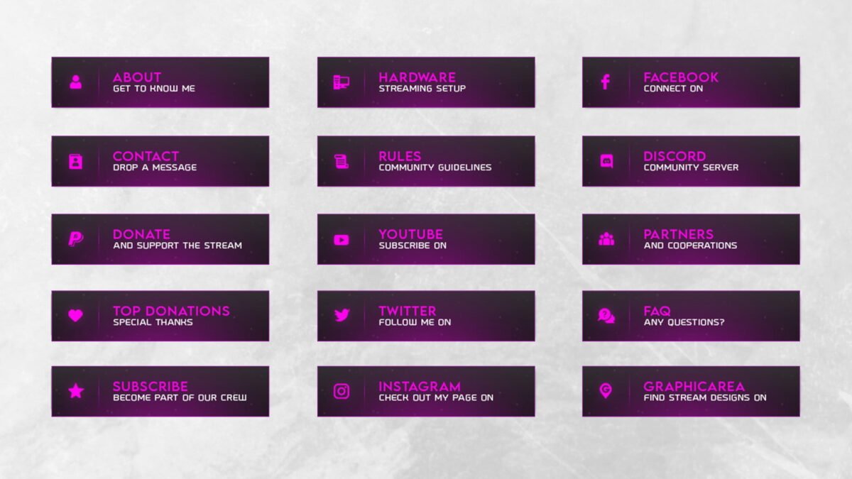 Twitch Kanal Design
