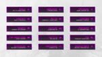 Twitch Panels Template PNG