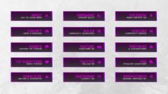 Twitch Panels Template PNG