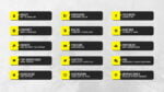 Twitch Panels Template Yellow