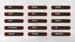 Twitch Panels in Red