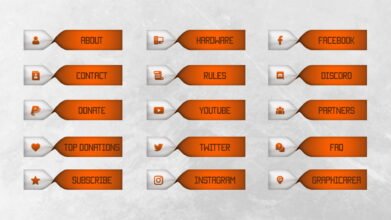 Twitch panels lo fi