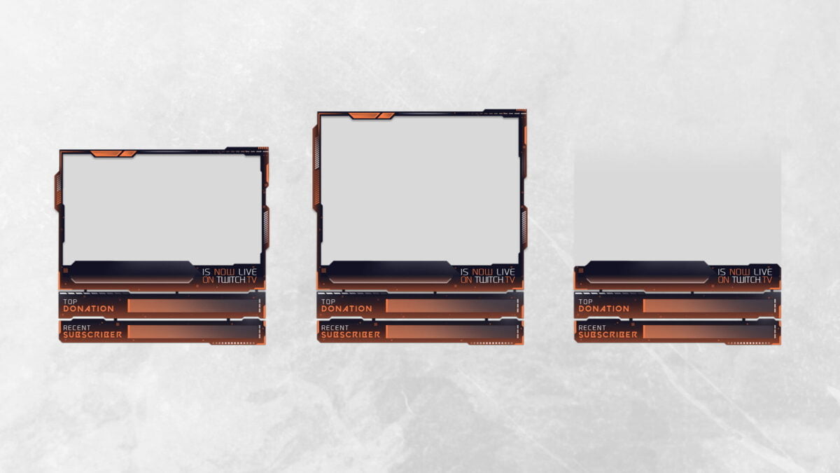 Orange Streaming Facecam Twitch Orange Streaming Facecam Twitch