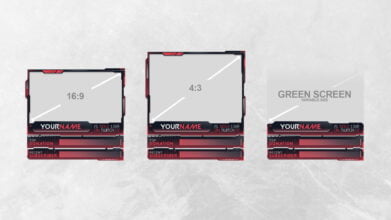 Facecam Border for Twitch Stream