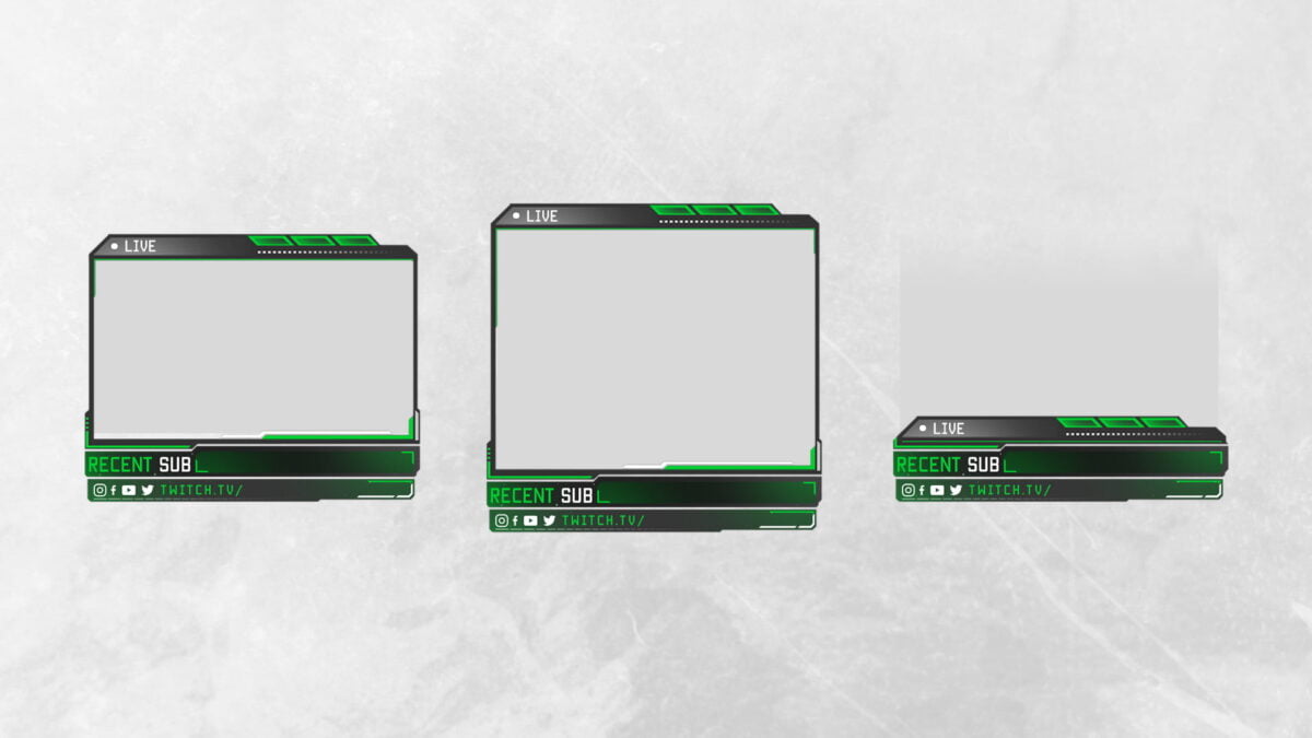 green gaming facecam