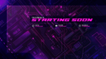 Starting Soon Screen Twitch and Kick in Pink