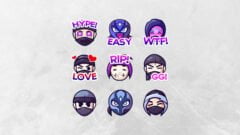 Twitch Emotes Ninja New in 2024