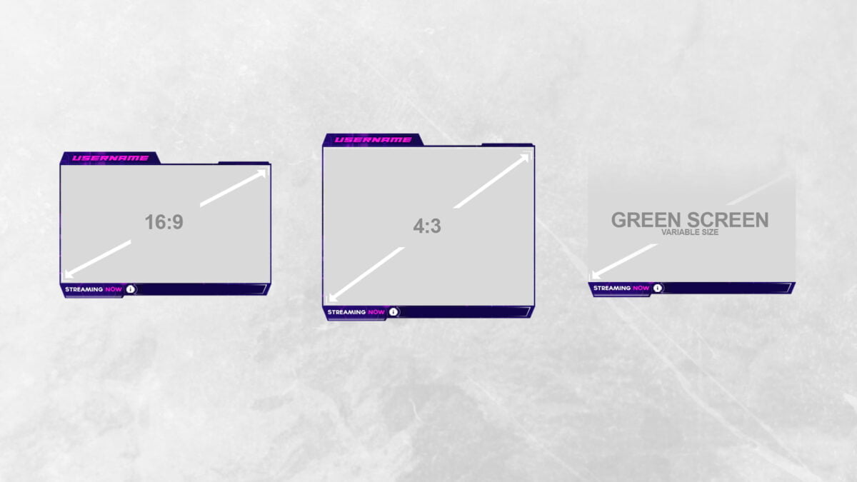 Twitch Facecam Webcome Border Overlay Twitch Facecam Webcome Border Overlay