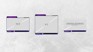 Twitch Facecam Webcome Border Overlay