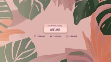 Clean Twitch Banner