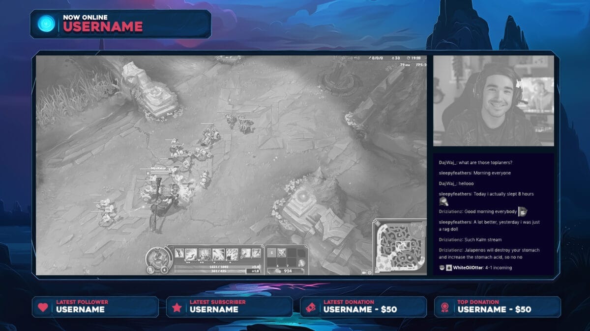 League of Legends Twitch Overlay