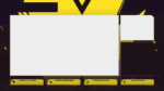 Template Twitch Overlay Clean Yellow