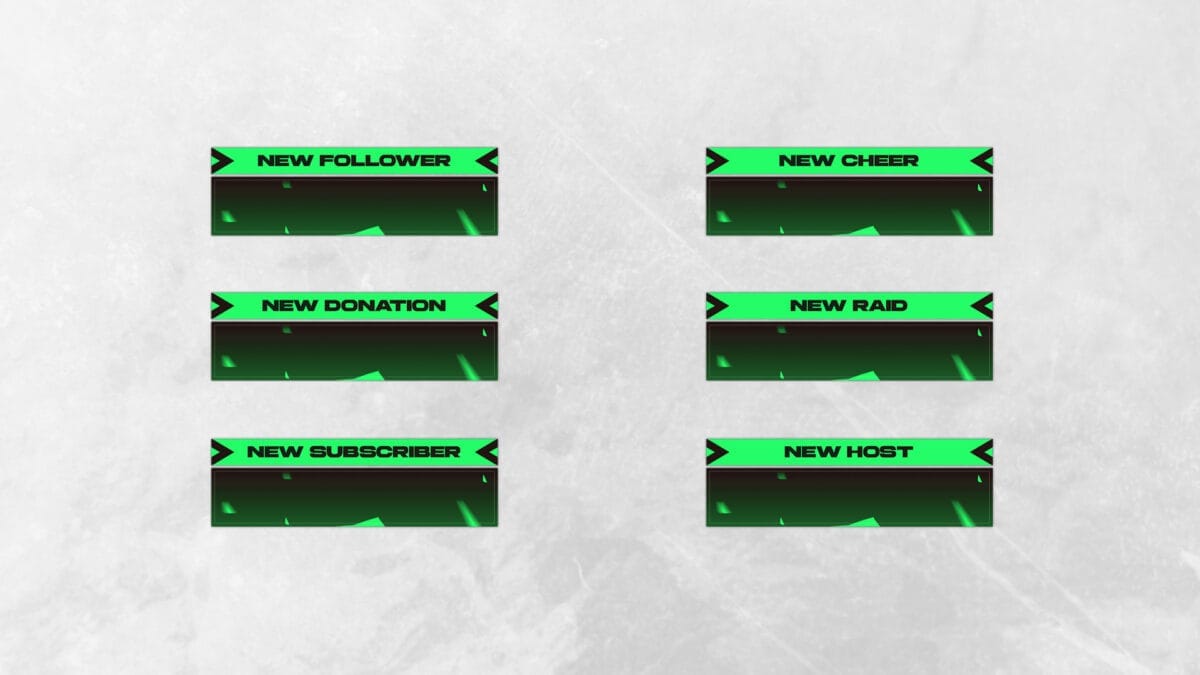 Twitch Alerts Neon