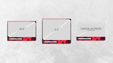 Twitch Facecam Free Template