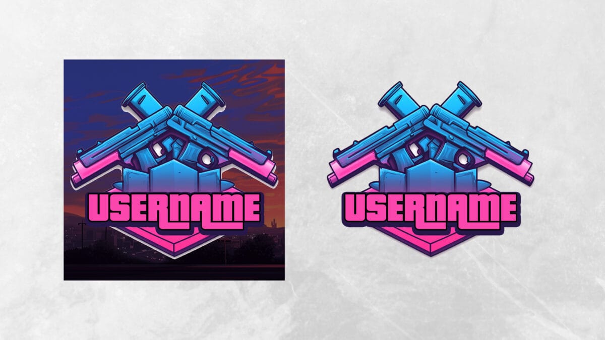 Twitch Logo Guns GTA Twitch Logo Guns GTA