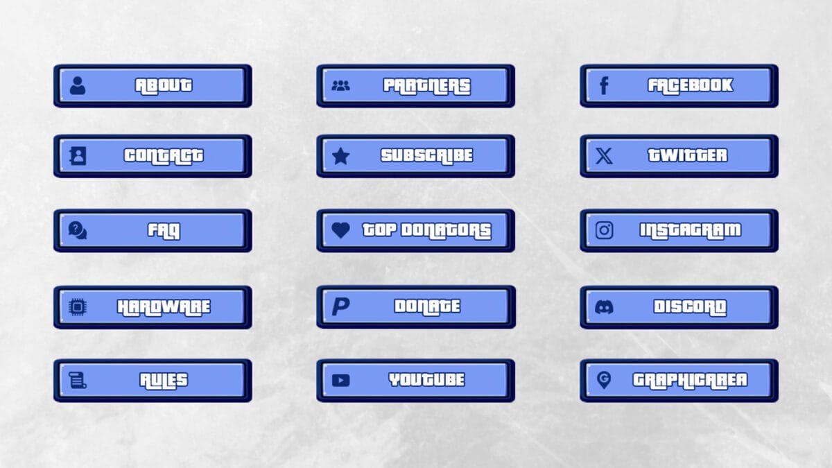 Twitch Panels 320 pixel download Twitch Panels 320 pixel download