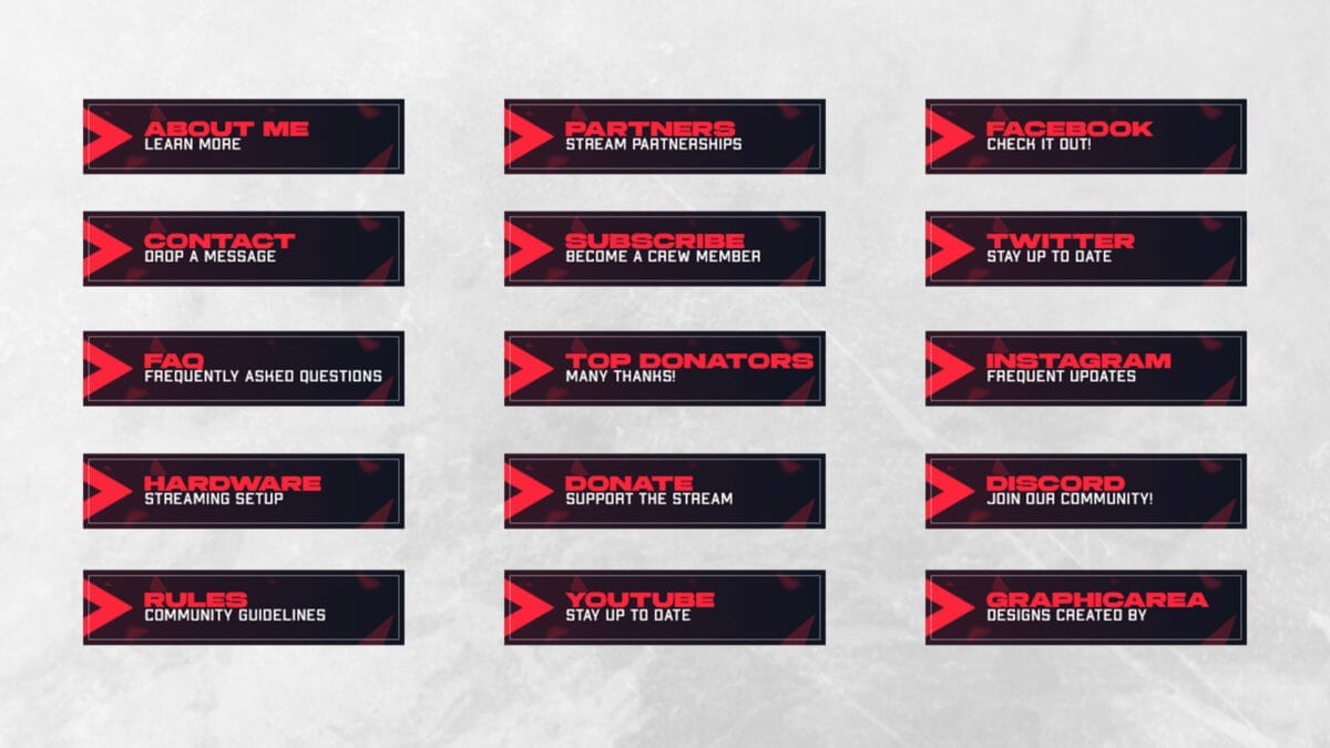 Twitch Panels Canva Twitch Panels Canva
