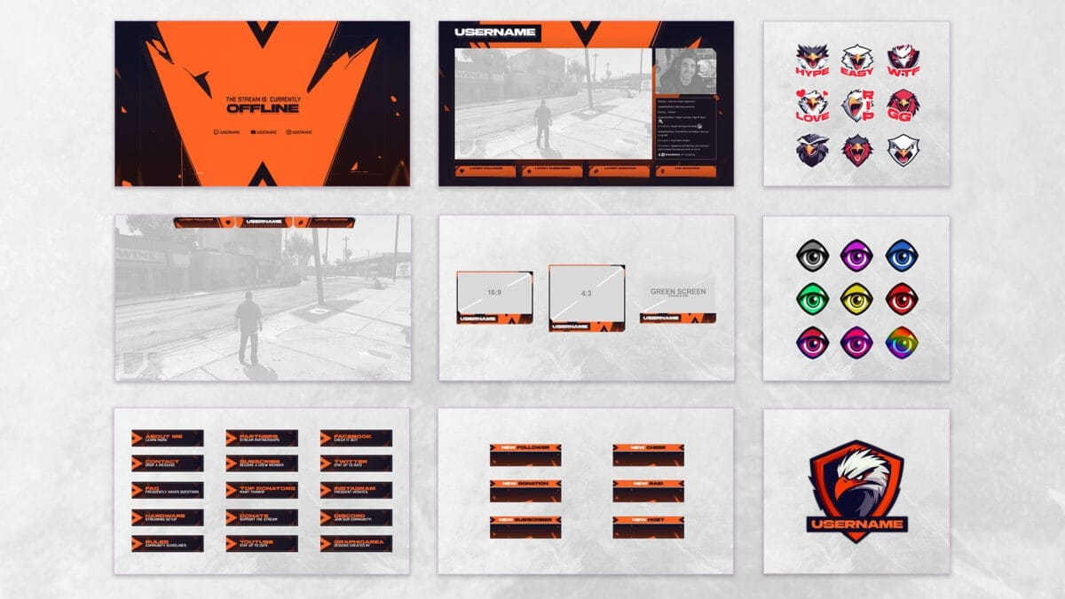 YouTube Gaming Design package YouTube Gaming Design package