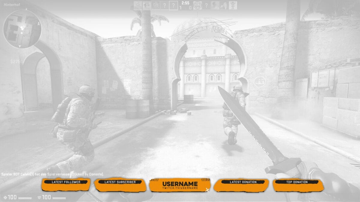 Counterstrike Twitch Overlay Template