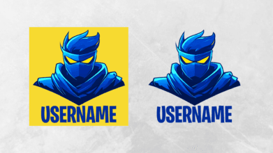 Fortnite Streamer Logo Yellow