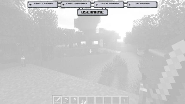 Minecraft Overlay Twitch for Free