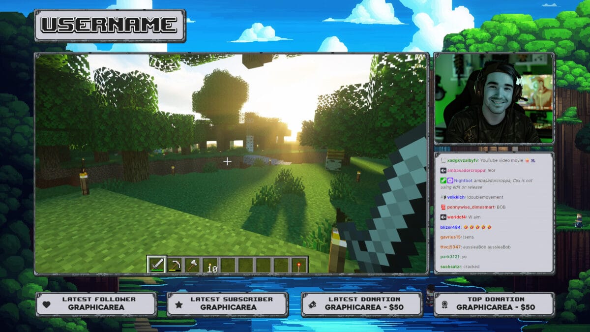 Minecraft Stream Design Minecraft Stream Design